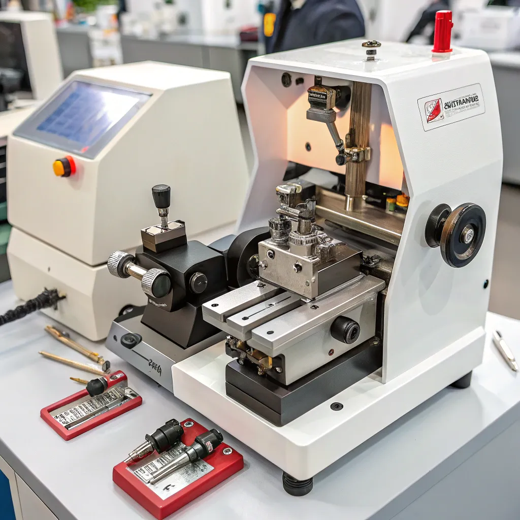 High precision key duplication machinery