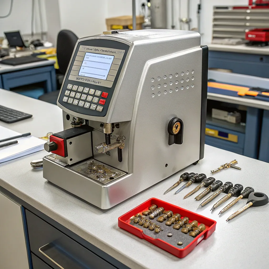 Safe Key Duplication Machine